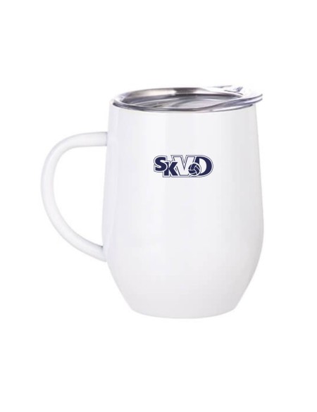 Termohrnek bílý 360 ml s logem SKVD