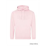 Mikina volnočasová s 3D výšivkou na hrudníku SKVD baby pink vel. 5-6 let