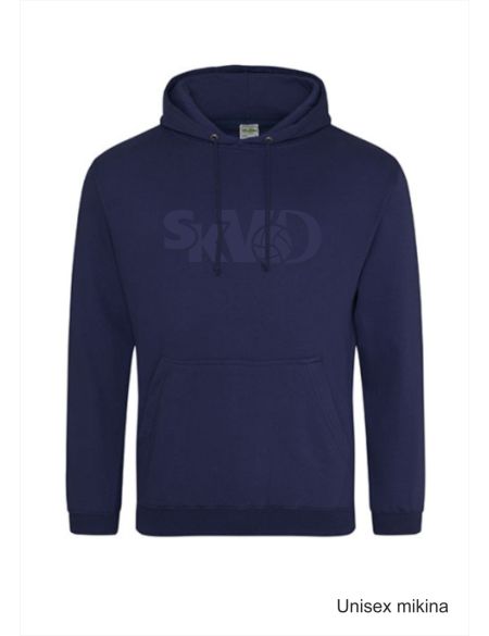 Mikina volnočasová s 3D výšivkou na hrudníku SKVD