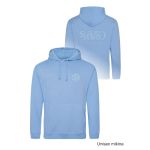 Mikina volnočasová s 3D výšivkou levé prso a záda SKVD cornflower blue vel. XXL