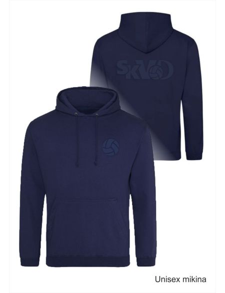 Mikina volnočasová s 3D výšivkou levé prso a záda SKVD