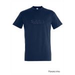 Tričko pánské s 3D výšivkou SKVD french navy vel.XXL