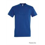 Tričko pánské s 3D výšivkou SKVD royal blue vel.XXL