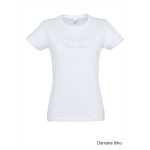 Tričko dámské s 3D výšivkou SKVD šedá světlá vel.S