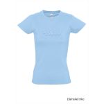 Tričko dámské s 3D výšivkou SKVD blue sky vel.L