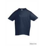 Tričko dětské s 3D výšivkou SKVD french navy 10 let