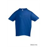 Tričko dětské s 3D výšivkou SKVD royal blue 8 let