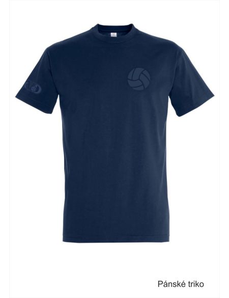 Tričko volnočasové pánské s 3D výšivkou balónu