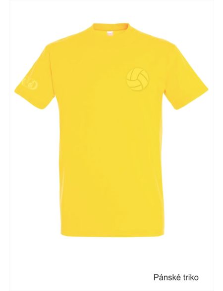 Tričko volnočasové pánské s 3D výšivkou balónu