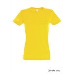 Tričko volnočasové dámské s 3D výšivkou balónu SKVD gold vel.XL