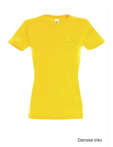 Tričko volnočasové dámské s 3D výšivkou balónu