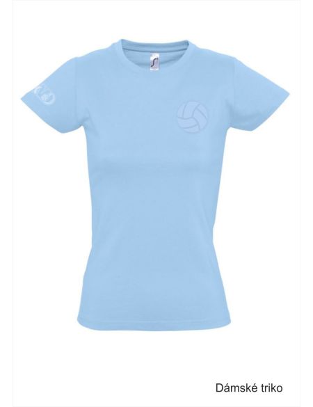 Tričko volnočasové dámské s 3D výšivkou balónu