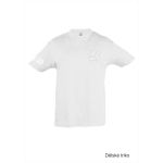 Tričko volnočasové dětské s 3D výšivkou balónu SKVD šedá světlá 10 let