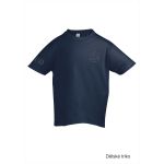 Tričko volnočasové dětské s 3D výšivkou balónu SKVD french navy 8 let