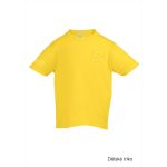 Tričko volnočasové dětské s 3D výšivkou balónu SKVD gold 6 let