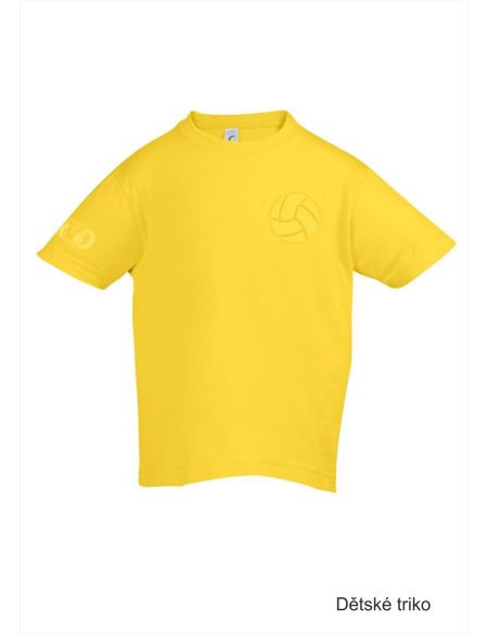 Tričko volnočasové dětské s 3D výšivkou balónu SKVD