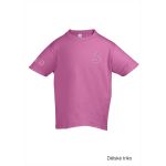 Tričko volnočasové dětské s 3D výšivkou balónu SKVD orchid pink 6 let