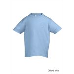 Tričko volnočasové dětské s 3D výšivkou balónu SKVD sky blue 10 let