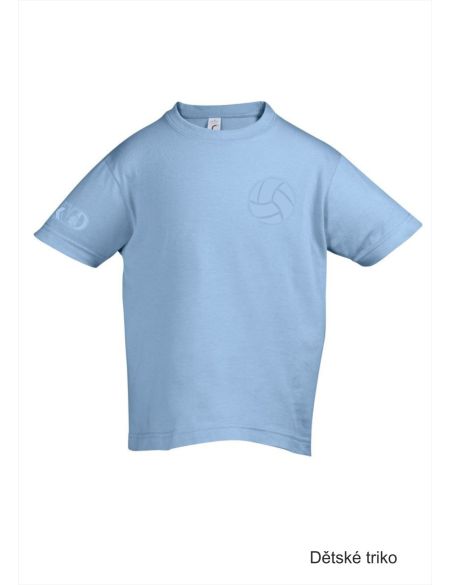 Tričko volnočasové dětské s 3D výšivkou balónu SKVD