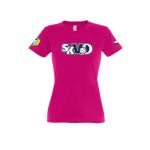 Tričko pánské s výšivkami SKVD fuchsia S