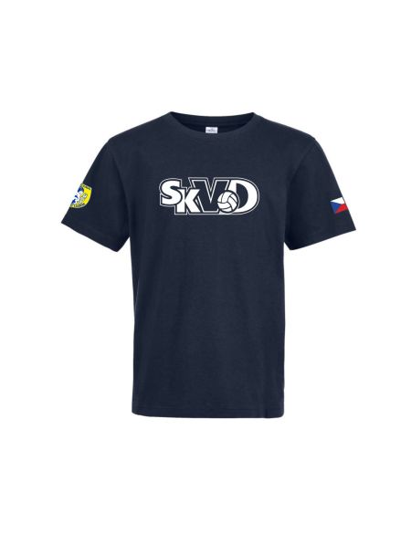 Tričko dětské s výšivkou SKVD fuchsia